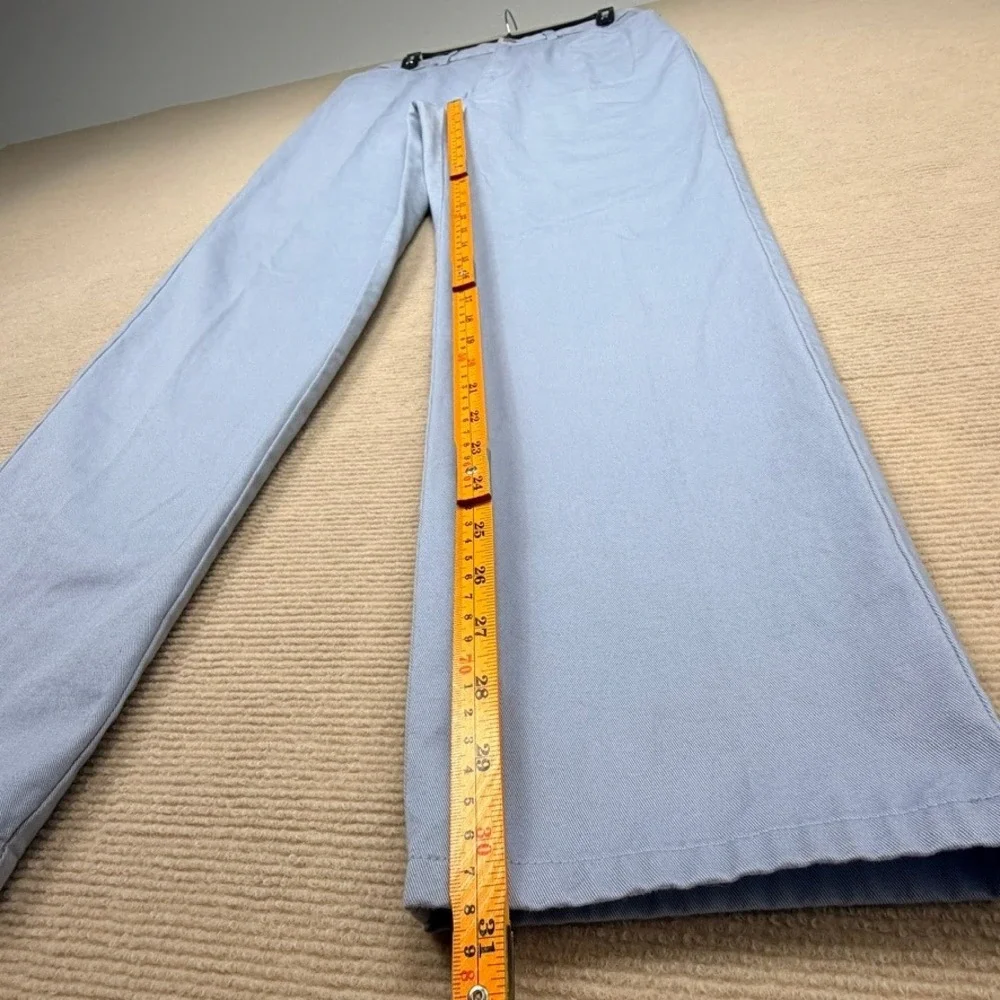 Lauren Ralph Lauren Womens High Rise Straight Leg Pants Blue Size 8